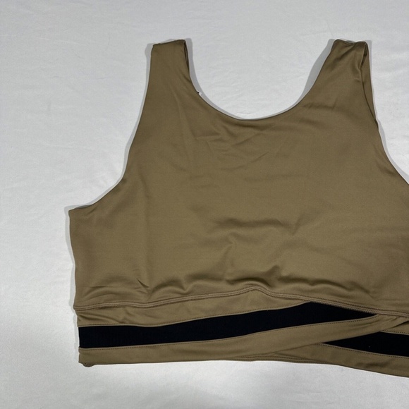 NWT $58 Sweaty Betty‎ [ XXL 14 ] All Day Wrap Waist Crop Tank Terra Brown - Picture 5 of 12